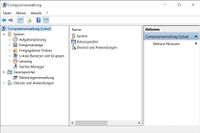 Screenshot der Computerverwaltung in Windows – System- und Computer-Schulung für Senioren bei M. Schüller in Frankfurt